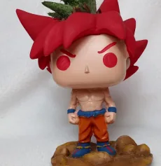 Goku rojo - maceta Funko Pop