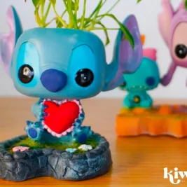 Stich corazón - maceta Funko Pop